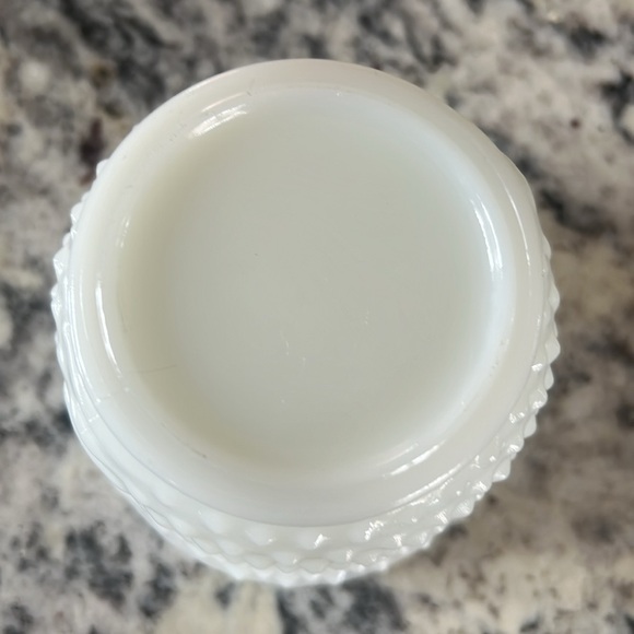 Vintage Fire King Hobnail Milk Glass Planter - Picture 5 of 5